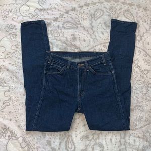 Levi's LVC 606 Orange Tab Big E Blue Jeans Sz 27 Levi’s Vintage Clothing